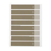 Taupe Beige BEEEP CALM EN Uw Creative Text (Vel)