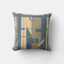 Taupe Beige Slate Blue Southwest Art Look Mozaïek