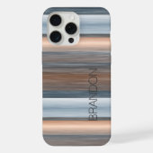 Taupe bleu gris personnalisé Aquarelle Brown (Verso)