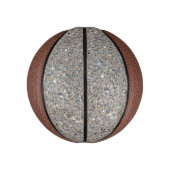 Taupe Concrete Cement Blue Aggregate Sidewalk Basketbal (Verticaal)