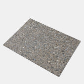 Taupe Concrete Cement Blue Aggregate Sidewalk Deurmat (Schuin)