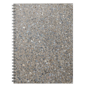 Taupe Concrete Cement Blue Aggregate Sidewalk Notitieboek