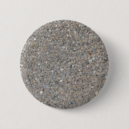 Taupe Concrete Cement Blue Aggregate Sidewalk Ronde Button 5,7 Cm (Voorkant)