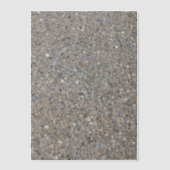Taupe Concrete Cement Blue Aggregate Sidewalk Vellum Uitnodigingen (Voorkant)