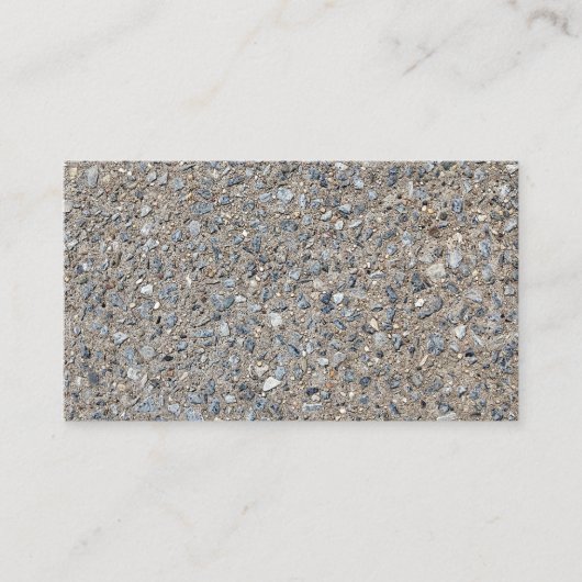 Taupe Concrete Cement Blue Aggregate Sidewalk Visitekaartje (Voorkant)