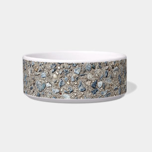 Taupe Concrete Cement Blue Aggregate Sidewalk Voerbakje
