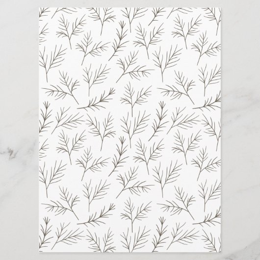 Taupe Dainty Script Weddenschap Hartelijk dank Programma (Achterkant)