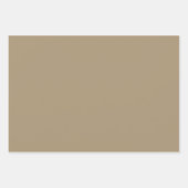 Taupe Damask Moroccan Pattern Inpakpapier Vel (Voorkant 3)