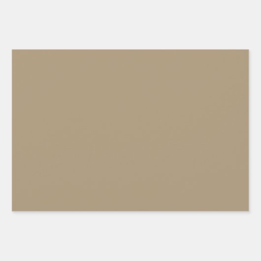 Taupe Damask Moroccan Pattern Inpakpapier Vel (Voorkant 3)