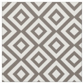 Taupe Diamonds Pattern Stof (Close Up)