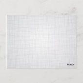 Taupe en Cream Flowers RusticDankuwel Briefkaart (Achterkant)