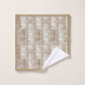 Taupe en Cream Shades Bad Handdoek (Wasdoekje)