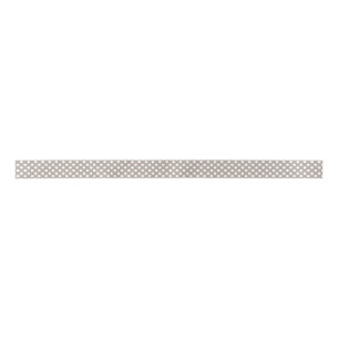 Taupe en witte stippen lint