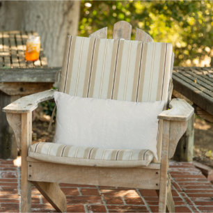 Taupe et texture crème Coussin Lumbar extérieur