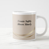 Taupe Gold Inspirational Extra Grote Beker (Rechts)