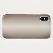 Taupe Gradient Case-Mate iPhone Case (Achterkant (horizontaal))