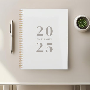 Taupe Minimaliste Moderne 2025