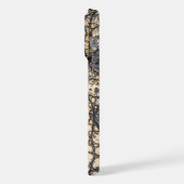 Taupe moderne Croc Cuir Texture (Côté gauche)