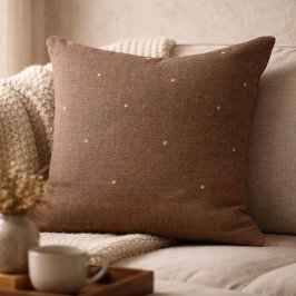 Taupe Rustic Hearth Worpillow Kussen