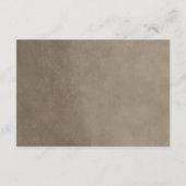 Taupe String Lights Wedding Insert Kaart (Achterkant)