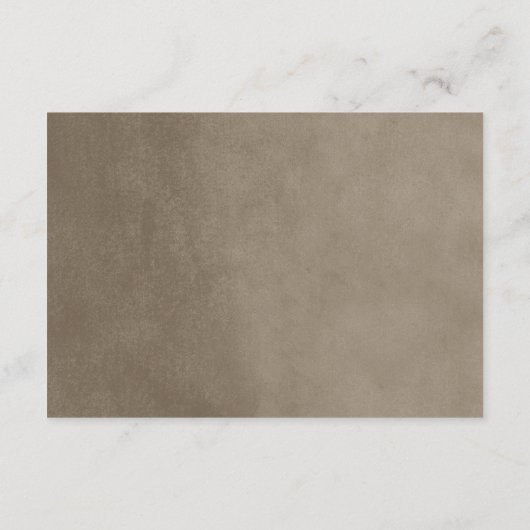 Taupe String Lights Wedding Insert Kaart (Achterkant)