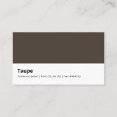 Taupe | "Subtiel en stabiel" Visitekaartje