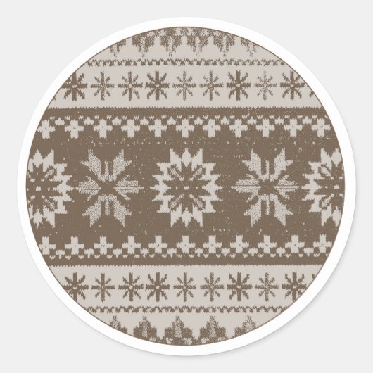 Taupe Sweater Stickers (Voorkant)