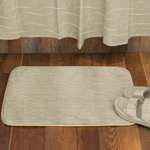 Taupe Swirls Badmat