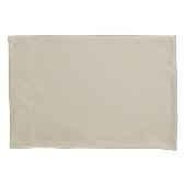 Taupe Swirls Kussensloop (Voorkant-Links)