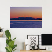 Taupo Sunset Poster (Thuiskantoor)