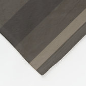 Taupstrepen Fleece Deken (Hoek)