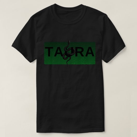TAURA Serpent Edition – Dark Snake Grafisch Ontwer T-shirt (Design voorkant)