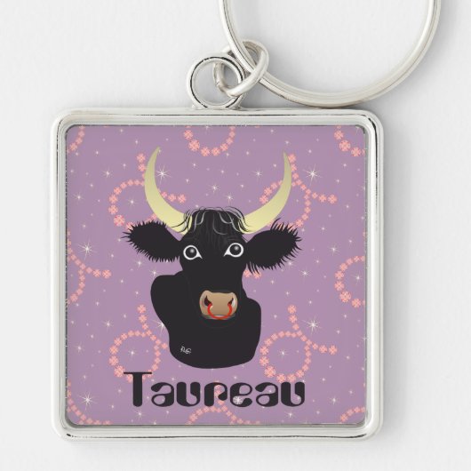 Taureau 21 avril au 20 mai Porte-clés Sleutelhanger (Voorkant)