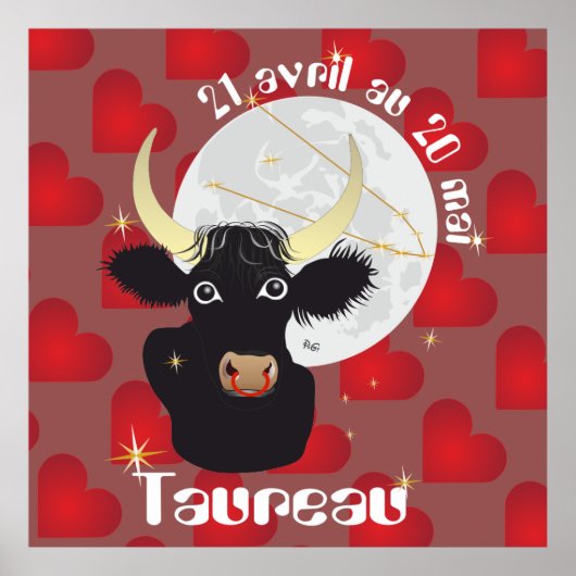 Taureau 21 avril au 20 mai Posters (Voorkant)