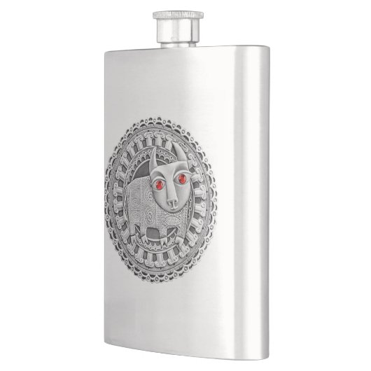 Taureau 8 onces. Flacon (Gauche)