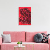 Taureau À L'Étoile Rouge De Nuit Impression (Insitu(Salon))