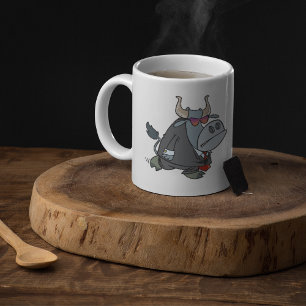 Taureau En Costume Café Mug