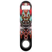 Taureau font face à l'ouvreur de bouteille de (Dos)