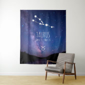 Taureau | Tapisserie d'Astrologie sur Mesure (En situation)