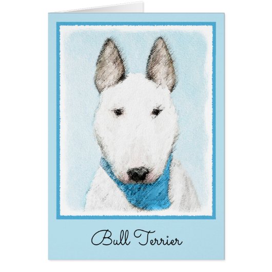 Taureau Terrier - Cute Original Chien Art (Devant)