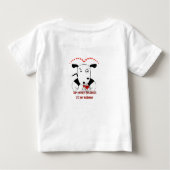 Taureau Terrier Saint Valentin T-shirts pour bébés (Dos)