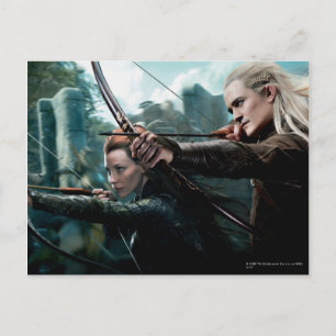 TAURIEL™ and LEGOLAS GREENLEAF™ Movie Poster Briefkaart