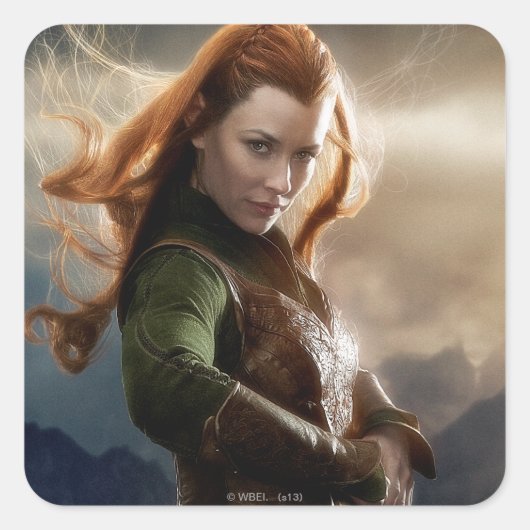 TAURIEL™ Character Poster 2 Vierkante Sticker (Voorkant)