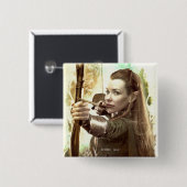 TAURIEL™ Dochter van Mirkwood Vierkante Button 5,1 Cm (Voorkant /achterkant)