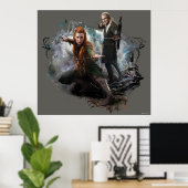 TAURIEL™ en LEGOLAS GREENLEAF™ Graphic Poster (Thuiskantoor)
