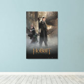 TAURIEL™ en LEGOLAS GREENLEAF™ Movie Poster 2 Canvas Afdruk (Insitu (Houten vloer))