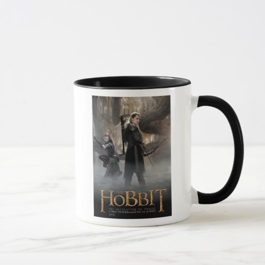TAURIEL™ en LEGOLAS GREENLEAF™ Movie Poster 2 Mok (Rechts)