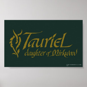 TAURIEL™ Naam Poster