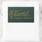 TAURIEL™ Naam Rechthoekige Sticker (Tas)