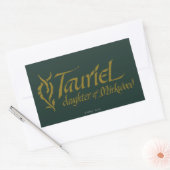 TAURIEL™ Naam Rechthoekige Sticker (Envelop)